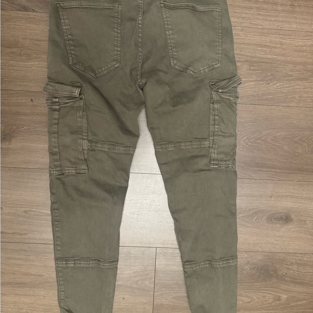 Olive Green Cargo Pants
